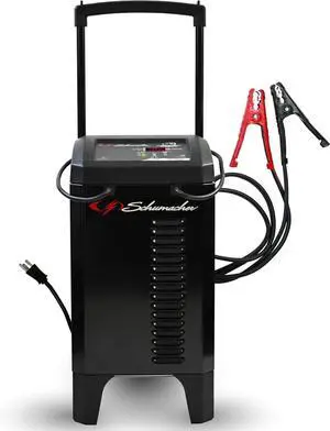 Wheeled Battery Charger and Engine Starter, SC1325, 4-in-1, Fully Automatic, 250 Amps, 40 Amp Boost Mode, 6 Volt, 12 Volt, for Car, Truck, and Marine Batteries