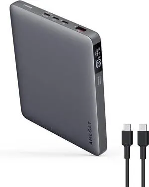 100W Laptop Power Bank, 20000mAh Portable Charger USB C 4-Port Super Fast Charging Battery Pack with LED Digital Display for Laptop, iPhone, MacBook, Samsung, AirPods, Steam Deck and More