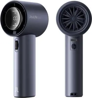 Portable Handheld Fan,Speed(1-100) Adjustable Turbo Mini and 3600mAh Battery Rechargeable Personal Fan,Digital Display,Gifts for Women Men Travel/Camping/Outdoor-Blue