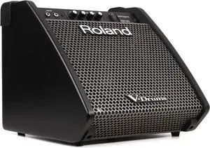 PM-100 Compact Electronic V-Drum Set Monitor, 80-Watt,Black