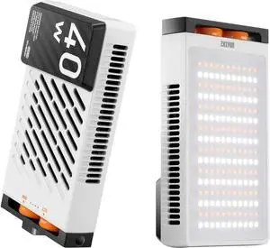 Zhiyun M40 LED Video Light, FIVERAY M40 40W Bi-Color Portable Light Panel for Photography 14000 Lux@0.3m 2700K-6200K CRI 96+/TLCI 97+ Built-in Fans Support PD Fast Charge