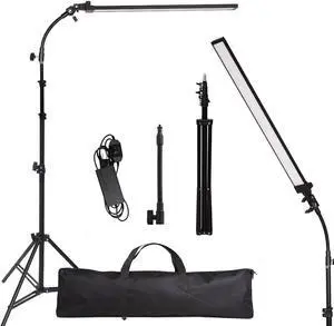 Photography Studio LED Lighting Kit with Light Stand Bag Soft Tube for Beauty, Eyebrow, Tattoo, Makeup, Dentistry, Eyelash, Portrait, Product Photography Fill Light