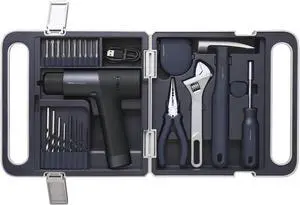 Cordless Brushless Drill Tool Set, Variable Speed, Hidden Buckle, Unique LED Screen, Intelligent Digital Display, Safe, Exquisite & Practical, High-end Drill Kit for Home/Daily Use