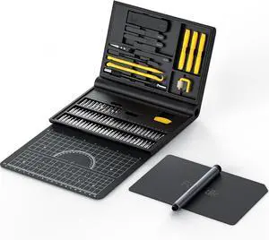Electric Screwdriver Kit Precision Screwdriver Set 64 Magnetic Bits 12 Types Fix Tools 0.05/0.2 N.m Repair Tool for Phone Laptop Watch Electronics - E1 NEX Workstation