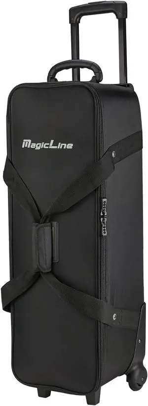 Studio Trolley Case with Telescopic Handle 32.3x11x11.8 inch/82x28x30 cm, Rolling Camera Case,Carrying Bag with Wheels for Light Stands, Tripods, Strobes and Studio Lights,Telescopes.
