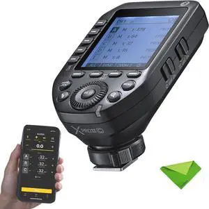 Godox XProII XProII-C XProIIC Flash Trigger for Canon, Godox Flash Wireless Transmitter TTL 2.4G HSS 1/8000S Bluetooth Connection, Large Screen Trigger for Canon EOS Cameras(XPro XPro-C Upgraded)
