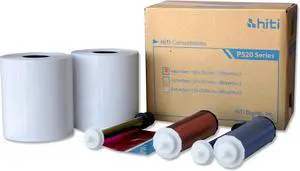 4x6" Media for Photo Printer P520 & P520L, 500 Sheets to a Roll, 2 Rolls in a Box, 152x102mm