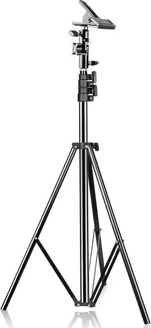 8.5FT Photography Green Screen Background Disc Reflector Light Stand with 5/8" Heavy Duty Clamp Holder, for Diffuser, Pop Up Backdrop, Photo Shooting, Video Studio, Lighting Umbrella