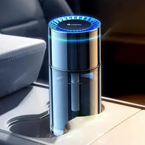 Smart Car Air Freshener, New Car Smell, Larger 135ml Capacity, Long-Lasting 6-Month Fragrance, Auto On/Off, Quiet Operation, Stylish Ambient Light, Premium Scent for Men, CF3 Pro Diffuser