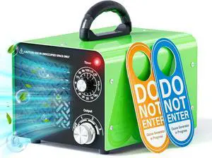 Ozone Generator 90,000mg, Upgraded Triple-Layer Ozone Output BoardOzone Machine For Areas up to 5,500 sq. ft,Industrial & Home O3 Air Purifier for Home,Rooms, Smoke, Cars,and Pet (Green)