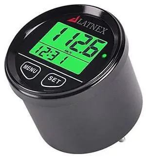 GPS Speedometer Odometer Waterproof with Green/Red/Blue Digital Display Backlight. Universal Suitable ATV-UTV-Marine-Boats-Motorcycle-Automobile-Motor Vehicles-Bikes-Golf Carts (Black)