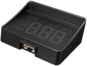 3.5" Car HUD Head Up Display with OBD2/EUOBD Interface Plug & Play Vehicle Speed KM/h MPH, OverSpeed Warning, Water Temperature, Battery Voltage, Mileage Measurement