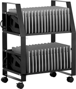 Laptop Cart, 32-Device Open Mobile Charging Station, Fits Up to 15.6-inch Screen, Ideal for Office and Classroom, Suitable for Chromebook, Tablet and Laptop Laptop Cart, 32-Device Open Mobile Charging Station, Fits Up to 15.6-inch Screen, Ideal for Office and Classroom, Suitable for Chromebook, Tablet and Laptop