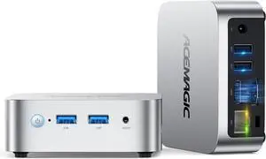 ACEMAGIC Mini PC Computers 11 Pro, Twin Lake N150 (Beat N97/N95) 16GB DDR4 RAM 256GB M.2 SSD up to 3.6 GHz, Mini Desktop Computers Support Dual 4K, WiFi, BT, Ethernet, Small PC for Business Home