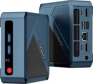 N1 Lite Ryzen 7 Mini PC 5700U, 16GB RAM 512GB NVMe SSD Mini Computer, 2.5GbE LAN/Wi-Fi 6E/BT 5.2/Full Function USB-C Micro PC, Office, Home, Business