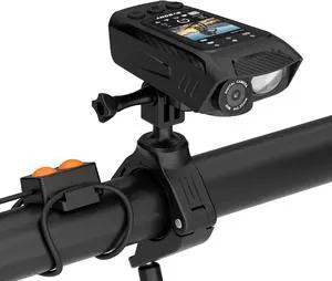 SVGo C1 Cycling Camera 4K 30FPS, 20MP WiFi Sports Camera, Built-in GPS, EIS Stabilization, 2500 mAh Battery, LED Light, Horn, Bicycle Cameras Recorder for Cycling, Sports, Vlog