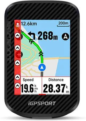 BSC300T Wireless Bike Computer GPS, Touchscreen Offline MAP Navigation Off Course Warning Compatible with Insta 360, for Ebike Road Bike MTB