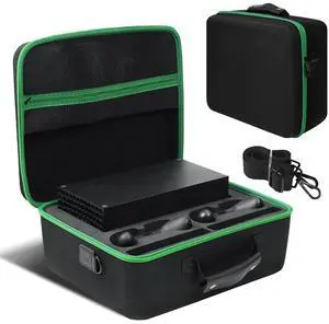 Hard Carrying Case Compatible with Xbox Series X, Protective Travel Bag for Xbox Series X Console, Controllers, Cables and Other Accessories