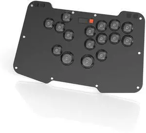 Duelpad Leverless Controller Arcade Stick, All-Button Arcade Controller for PS4/PS3/PC/Switch/Steam, Arcade Fight Stick with SOCD/Custom RGB/Turbo/Hot-Swap/Low-Profile Switch (Duelpad Zen16)