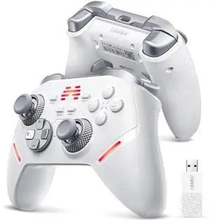 KP40 Wireless Controller for PC, Switch/Switch 2, Android, TV, Steam Deck, Precision Adjustable TMR Joysticks, TMR Triggers, Optical Buttons Bluetooth & 2.4g Gamepad with 1000Hz Polling Rate