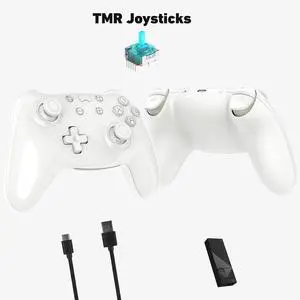 CRUSH Switch Controller with TMR Joysticks, Gaming Controller Compatible with Switch 2/PC/Steam/iOS/Android, Hall Effect Trigger, 6-axis Gryo, 1000Hz Polling Rate, RGB