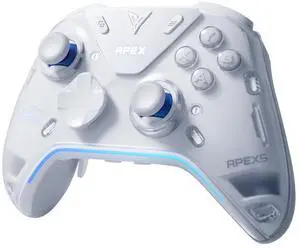 Apex 5 Wireless PC Controller, Forceflex Joystick 2.0, ForceAdapt Trigger, 3ms Ultra-Low Latency, RGB Light Bar, Full-Color LCD Display,1500mAh Battery PC/NS/Android/TV (No Xbox/PS)