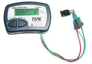 Peak Atlas DCA75 Pro Semiconductor Tester, Light Blue