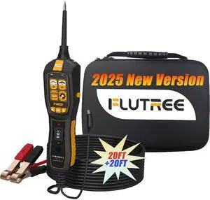 2-in-1 Power Probe Circuit Breaker Finder and Battery Tester, 6-30V AC/DC Voltage, Fuel Injector, Relay, Fuse Tester, Component Activating, 40FT Freedom, 2025 Updated