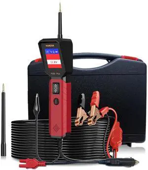 P100 Pro+ Automotive Circuit Tester Power Circuit Probe Tool with 40FT Cable & Tilt Screen  4 Modes Diode Test Overload Protection12/24V Electrical Open Short Circuit Finder for 99% Cars