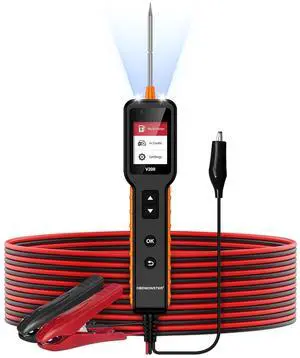 V200 Upgrade Automotive Circuit Tester, 12-24V Electrical Short Open Breaker Circuit Finder, Auto Power Circuit Probe Tester, Car Fuse Tester, 16.4Ft(5M) Cable