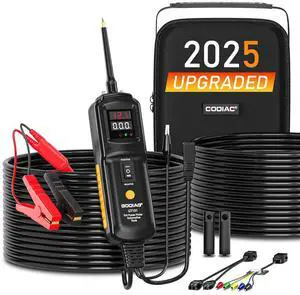 Power Circuit Probe Tester, Auto Short Circuit, Relay Fuse Tester, Voltage Tester, 6V 40V DC Auto Electrical System Test Tool Kit, Diode Resistance Check for Motorcycle Trucks