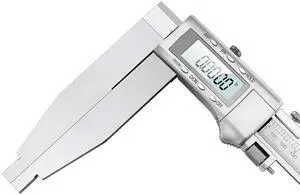 20 Inch Digital Caliper Long Jaw Caliper with 6" Jaw Depth Calipers Measuring Tool All-Metal Frame Large LCD Screen 0.0005"/ 0.01mm Resolution (20"/ 500mm)