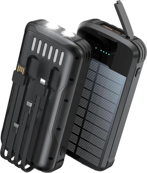Solar Power Bank 40000mAh PD20W Fast Charging Portable Solar Charger Solar Power Bank 40000mAh PD20W Fast Charging Portable Solar Charger