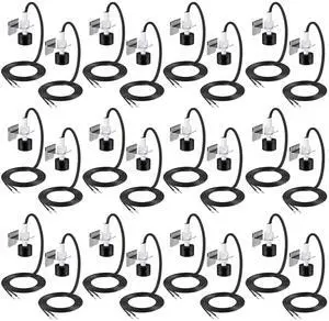 24 Pack AC Pan Float Switch Compatible with SS3, HVAC Float Switch, Water Leak Detector for HVAC System Drain, Install on Primary and Auxiliary Drain Pans 24 Pack AC Pan Float Switch Compatible with SS3, HVAC Float Switch, Water Leak Detector for HVAC System Drain, Install on Primary and Auxiliary Drain Pans