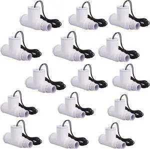 SS1 Float Switch Condensate Overflow Switch with 3/4 Inch Adaptor and 6FT Wire for HVAC Drain Pan Condensate for condensate Overflow Detection (15PCS) SS1 Float Switch Condensate Overflow Switch with 3/4 Inch Adaptor and 6FT Wire for HVAC Drain Pan Condensate for condensate Overflow Detection (15PCS)