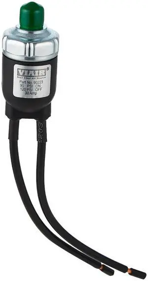 90223 Pressure Switch, Black 1/8 in. NPT (M) 12 gauge 90223 Pressure Switch, Black 1/8 in. NPT (M) 12 gauge