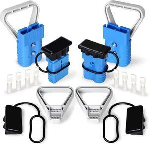 Kit 350 Amp 4Pcs Connectors Plugs 350A Quick Connect Disconnect 600 V+ 4 Pcs 350 amp Handle Battery Power Connector+4 Pcs Cover Dust (350A Blue 4Pcs 2/0AWG) Kit 350 Amp 4Pcs Connectors Plugs 350A Quick Connect Disconnect 600 V+ 4 Pcs 350 amp Handle Battery Power Connector+4 Pcs Cover Dust (350A Blue 4Pcs 2/0AWG)