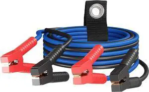 4 Gauge Jumper Cables 15 FT for Car Battery, 4 AWG Heavy Duty Long Automotive Booster Wire, 600 Amp Emergency Starting Cable for Cars SUV Truck Vans RV With Alligator Clamps, Carrying Strap 4 Gauge Jumper Cables 15 FT for Car Battery, 4 AWG Heavy Duty Long Automotive Booster Wire, 600 Amp Emergency Starting Cable for Cars SUV Truck Vans RV With Alligator Clamps, Carrying Strap