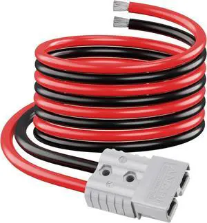 6AWG Anderson 120A Connector Winch Power Cable, Battery Quick Connect Jumper Cables for Forklift Car Motor Tractor(6FT) 6AWG Anderson 120A Connector Winch Power Cable, Battery Quick Connect Jumper Cables for Forklift Car Motor Tractor(6FT)