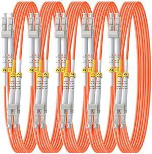 - OM1 LC to LC Fiber Patch Cable, Duplex Multimode, MM Fiber Optic Patch Cable, 1G, 50/125um, LSZH, 3m/10ft,5Pack - OM1 LC to LC Fiber Patch Cable, Duplex Multimode, MM Fiber Optic Patch Cable, 1G, 50/125um, LSZH, 3m/10ft,5Pack