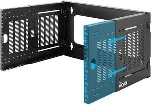 6U Wall Mount Network Rack, 19" Open Frame Patch Panel Bracket with Adjustable Depth 9.7-15.9 in, Fits Shallow IT Equipments, 110 lbs Capacity, EIA-310 Compliant 6U Wall Mount Network Rack, 19" Open Frame Patch Panel Bracket with Adjustable Depth 9.7-15.9 in, Fits Shallow IT Equipments, 110 lbs Capacity, EIA-310 Compliant