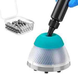 Mini Vortex Mixer, 5000RPM Touch-Activated Lab Mixer, Compact Vortex Shaker with Stainless Steel Mixing Balls for Nail Polish, Ink, Paint, Tubes (Green) Mini Vortex Mixer, 5000RPM Touch-Activated Lab Mixer, Compact Vortex Shaker with Stainless Steel Mixing Balls for Nail Polish, Ink, Paint, Tubes (Green)