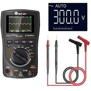 Oscilloscope Multimeter, 2-in-1 Intelligent Digital Scope Meter Multimeter, Professional LED Handheld Oscilloscope Multimeter with 50Msps A/D Automatic Waveform Capture Function Oscilloscope Multimeter, 2-in-1 Intelligent Digital Scope Meter Multimeter, Professional LED Handheld Oscilloscope Multimeter with 50Msps A/D Automatic Waveform Capture Function