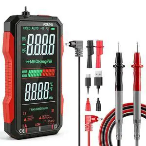 USB Rechargeable Digital Multimeter Smart Automatico True Rms Professional USB Power Multi Testers Continuity Pocket Oscilloscope with Capacitor Voltmeter Megohmmeter Electrical Tools for Electrician USB Rechargeable Digital Multimeter Smart Automatico True Rms Professional USB Power Multi Testers Continuity Pocket Oscilloscope with Capacitor Voltmeter Megohmmeter Electrical Tools for Electrician