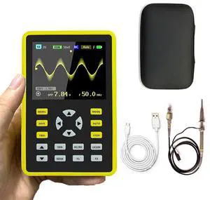 Mini USB Digital Oscilloscope 5012H 2.4'' IPS LCD 500MS/s Sampling Rate 100MHz Bandwidth Support Waveform Storage Professional Handheld Oscilloscope Kit with Protective Case Mini USB Digital Oscilloscope 5012H 2.4'' IPS LCD 500MS/s Sampling Rate 100MHz Bandwidth Support Waveform Storage Professional Handheld Oscilloscope Kit with Protective Case