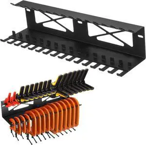 Clamps Rack Organizer Wall Mount Spring C Clamps Holder Tool Storage 16.7 x 4.5 x 3 Inches for Small Tools Garage Shed Pegboard Workshop Home Clamps Rack Organizer Wall Mount Spring C Clamps Holder Tool Storage 16.7 x 4.5 x 3 Inches for Small Tools Garage Shed Pegboard Workshop Home