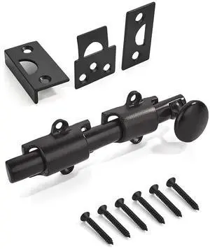 6 inches 2 Pack, Oil Rubbed Bronze Dutch Solid Brass Door Surface Slide Latches Surface Slide Bolts Decorative Surface Slide Bolts for Windows and Doors 6 inches 2 Pack, Oil Rubbed Bronze Dutch Solid Brass Door Surface Slide Latches Surface Slide Bolts Decorative Surface Slide Bolts for Windows and Doors