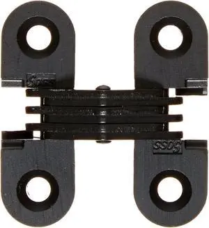 - 103CUS19 103 Zinc Invisible Hinge with Holes for Wood or Metal Applications, Mortise Mounting, Black E-Coat Exterior Finish (Pack of 2) - 103CUS19 103 Zinc Invisible Hinge with Holes for Wood or Metal Applications, Mortise Mounting, Black E-Coat Exterior Finish (Pack of 2)