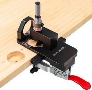 Compact Metal Concealed Hinge Jig with Quick Clamp,35mm Cabinet Hinge Jig with Dust Adapter for Cabinet Hinge Mounting,Woodworking Cabinet Door Hinge Jig Drill Guide Cabinet Hardware Jig Compact Metal Concealed Hinge Jig with Quick Clamp,35mm Cabinet Hinge Jig with Dust Adapter for Cabinet Hinge Mounting,Woodworking Cabinet Door Hinge Jig Drill Guide Cabinet Hardware Jig