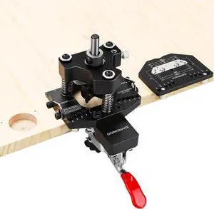 3-Axis Concealed Hinge Jig Ultra with Extra Hinge Screw Hole Guide and Quick Clamp,Metal Cabinet Hinge Jig,35mm Cabinet Door Hinge Jig Drill Guide,Woodworking Cabinet Doors Mounting Tool 3-Axis Concealed Hinge Jig Ultra with Extra Hinge Screw Hole Guide and Quick Clamp,Metal Cabinet Hinge Jig,35mm Cabinet Door Hinge Jig Drill Guide,Woodworking Cabinet Doors Mounting Tool